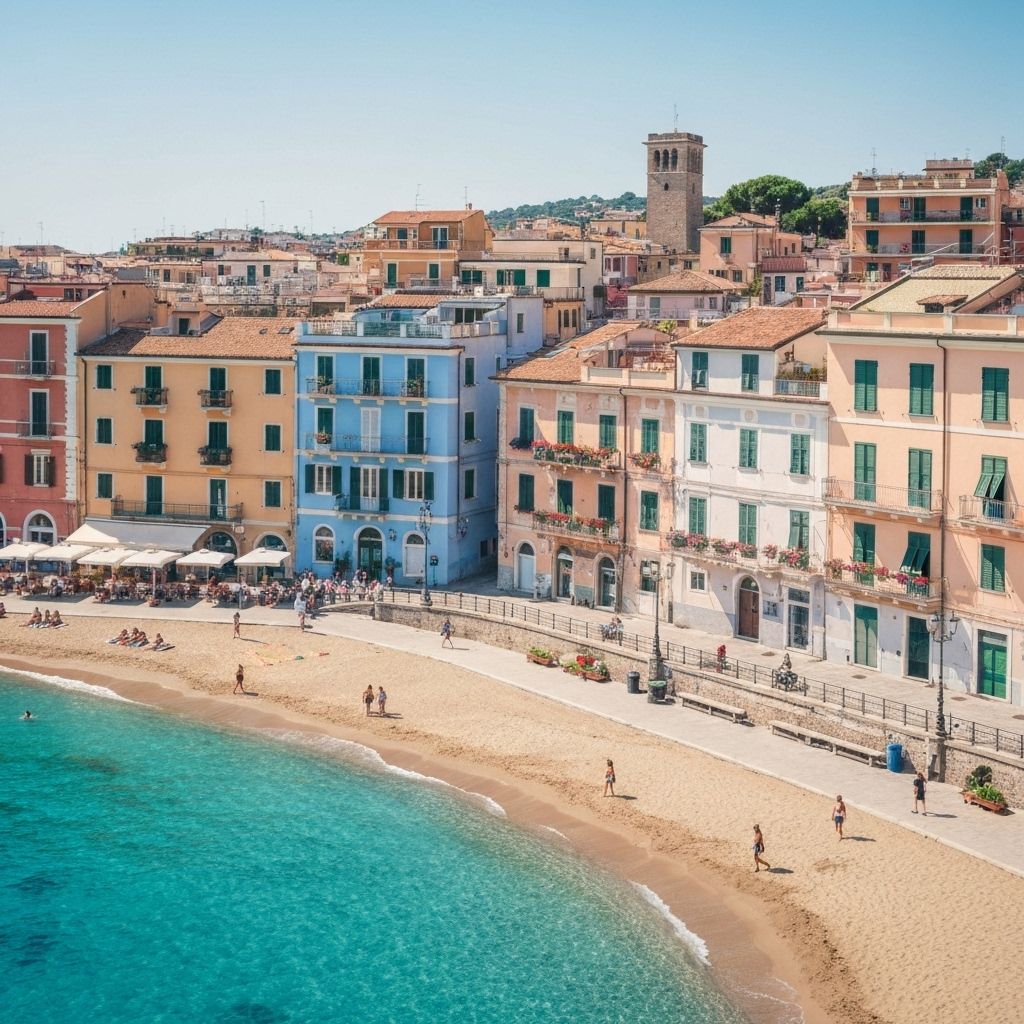 San Vito Chietino Küstenstadt Italien